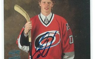 03-04 Pacific Supreme Rookie Autographs Eric Staal x/375 RC