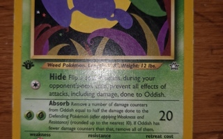 Pokemon Neo Genesis 1st Edition Common Card #68/111 Oddish