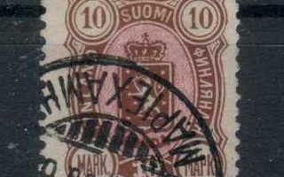 1889     10 MK    leimattu  ro