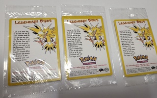 2000 Pokemon Legendary Birds Black Star Promo sealed