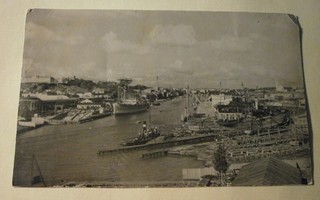 Turku, Aurajokisuu, telakka, laivoja, mv pk, p. 1949