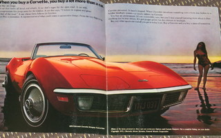 1970 Chevrolet Corvette Sting Ray esite - KUIN UUSI - 12 siv
