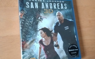 San Andreas (Blu-ray 3D + Blu-ray, uusi)