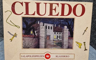 Cluedo lautapeli. Alga peli vuodelta 1992