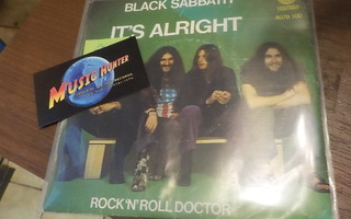 BLACK SABBATH - IT'S ALRIGHT EX/VG++ 7'' SINGLE