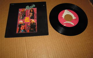 Poison 7" Talk Dirty To Me,PS v.1987