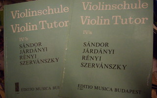 Violinschule Violin Tutor IV/a + IV/b (2 kirjaa) Sis.pk:t