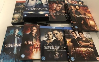 Supernatural Kaudet 1,2,3,4,5,7 ja 8 (DVD & Blu-Ray)