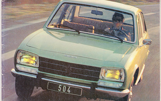 Peugeot 504 - autoesite 1977