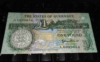 Guernsey 1 Pound 2021 P52 UNC