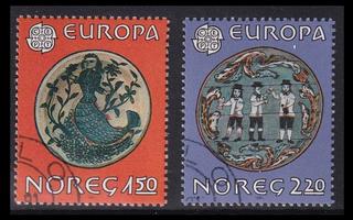 Norja 836-7 o Europa kansanperinteet (1981)