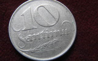 10 santimu 1922 Latvia