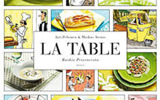 La TABLE Ruokia Provencesta Peltonen,Aremo sid NOUTO=OK UUSI