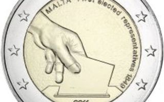 Malta 2011 2 € Vaalit 1849 2 e kolikko