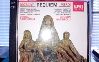 2cd Barbirolli ym: Mozart Requiem Verdi ( SIS POSTIKULU  )