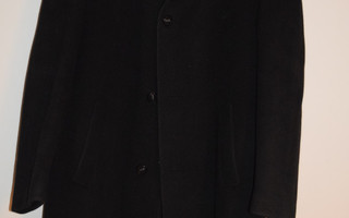 musta takki oolsteri villakangas koko 52