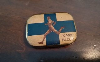 Vanha Karl Fazer pastillirasia