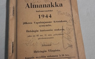 huuda syntymävuotesi almanakka 1944