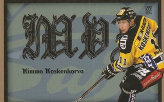 2007/08  Cardset  MVP Blue Kimmo Koskenkorva , Saipa /100