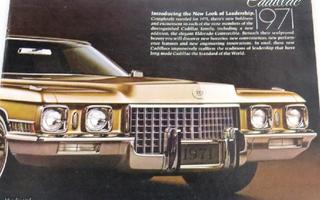 1971 Cadillac esite - KUIN UUSI - 12 sivua