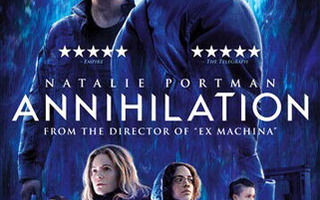 Annihilation - Hävitys (2018) kauhu scifi --- DVD -- UUSI