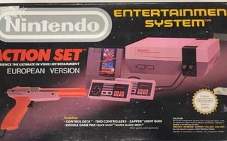 Nintendo NES Action Set myyntilaatikossa