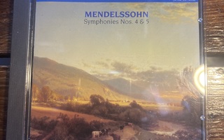 Mendelssohn: Symphonies Nos. 4 & 5 cd