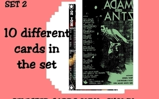 ADAM & THE ANTS - postikorttisetti  (Upea Lahja !!) #2