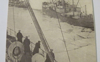 VANHA Postikortti Laivat Sampo ym Jääkärit JP27 1918