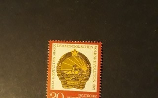 DDR 1971 - Mongolian tasavalta 50 v.  ++