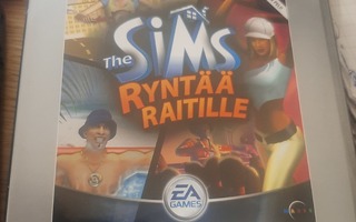 PS2 The Sims Ryntää Raitille + kotelo ja ohjeet