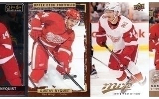 4 x GUSTAV NYQUIST Detroit Red Wings