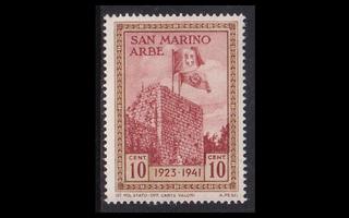 San Marino 241 ** Arbe 10 C (1942)