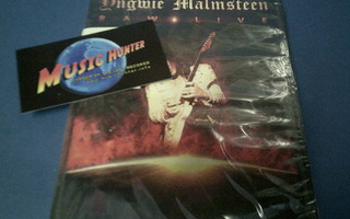 YNGWIE MALMSTEEN - RAW LIVE UUSI DVD (W)