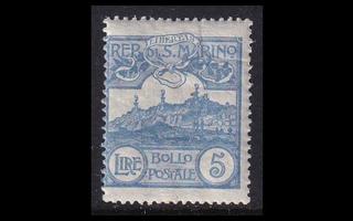 San Marino 120 ** Monte Titano 5 L (1925)