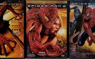 SPIDER-MAN - HÄMÄHÄKKIMIES  1, 2 & 3 DVD