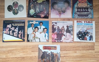 9 x LP-levyt: Soul, Funk yms. paketti 2
