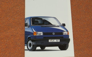 1994 VW Transporter pakettiauto esite - KUIN UUSI - 36 sivua