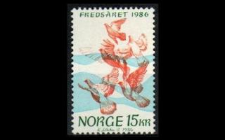 Norja 960 ** Kansainvälinen rauhanvuosi (1986)