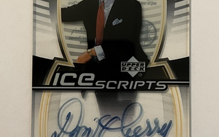 2006-07 Trilogy Don Cherry Ice Scripts #IS-DC