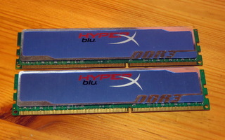 4 GB (2x2GB) DDR3 1600 Mhz Kingston HyperX Blu