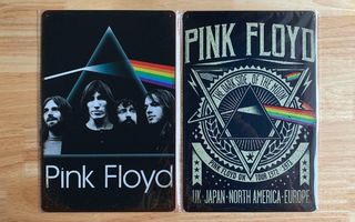 Pink Floyd peltitaulut, 20x30cm, 2 kpl setti