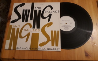Backholm-Sarpila Quartet – Swing And Ballads lp 1988 Jazz