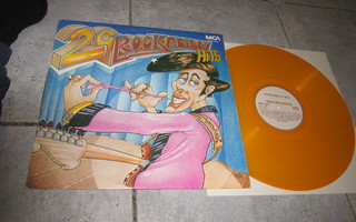 VARIOUS - 20 Rockabilly Hits LP ORANGE VINYL FIN 1979