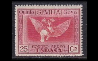 Espanja 488 ** Goya lentoposti 25 C (1930)