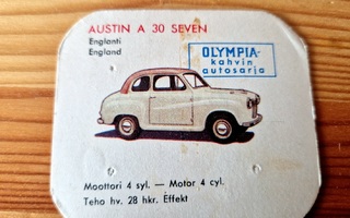 Olympia autosarja kahvikuva Austin A 30 Seven