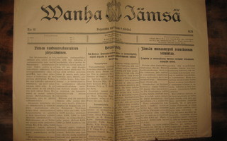 Sanomalehti  Wanha Jämsä  9.3.1928