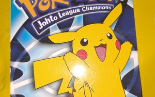 Pokemon TOPPS Johto League Champions CHECKLIST Blue Logo