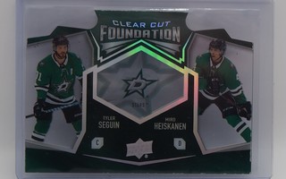 2019-20 Upper deck Clear cut foundation Miro Heiskanen