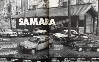 Lada Samara vertailutesti -esite, 1987